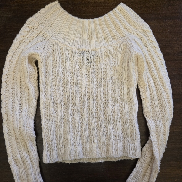 express handknit wool cable sweater - Picture 5 of 6